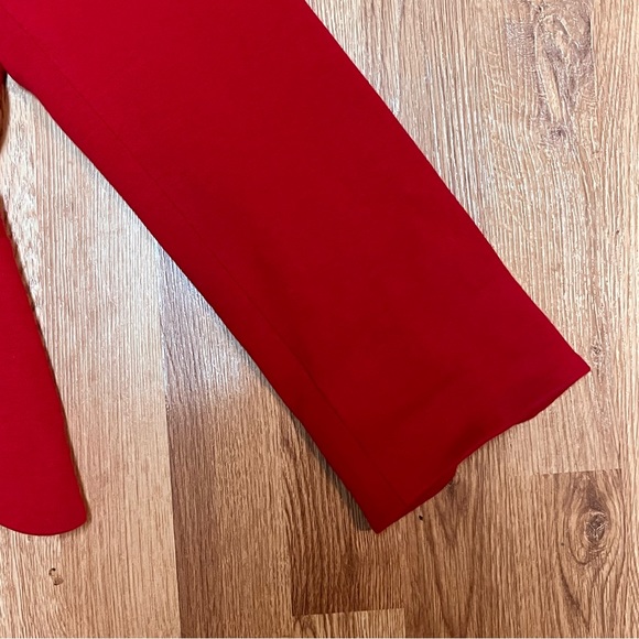 Talbot’s Red Scallop Ponte Jacket - Picture 3 of 12